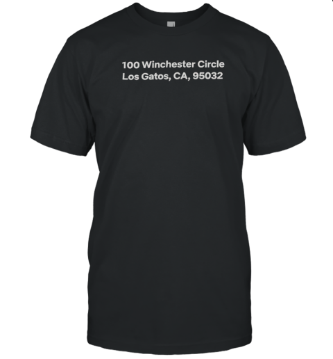 VA Tokyo X Netflix Frgmt 100 Winchester Circle Los Gatos CA 95032 T-Shirt VA Tokyo X Netflix Frgmt 100 Winchester Circle Los Gatos CA 95032 T-Shirt