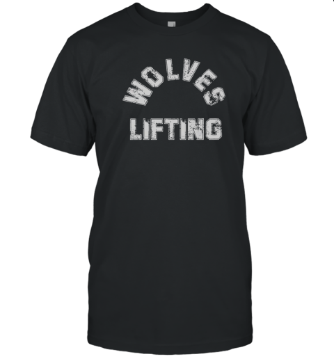 Wolves Lifting Retro T-Shirt