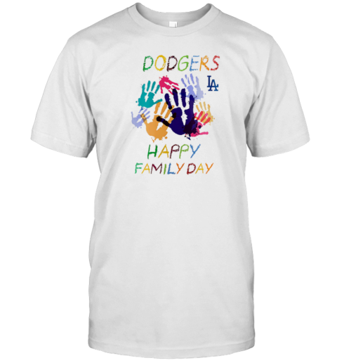 2025 LA Dodgers Happy Family Day T-Shirt
