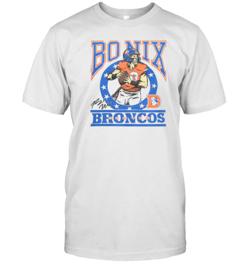 Broncos Bo Nix Signature T-Shirt
