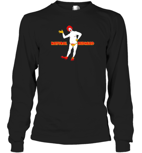 Clown Natural Redhead Long Sleeved T-shirt