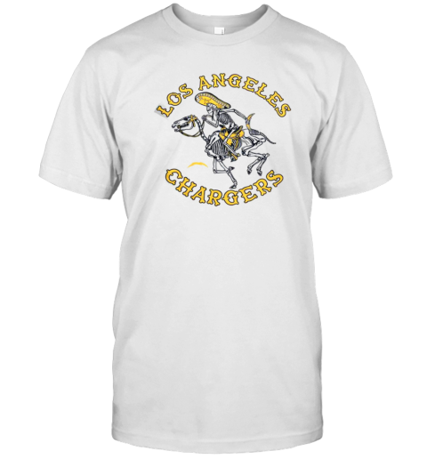 Los Angeles Chargers Dia De Los Muertos T-Shirt