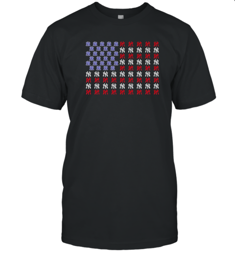 Memorial Day And The 4Th Of July American Flag New York Yankees Logo T-Shirt Memorial Day And The 4Th Of July American Flag New York Yankees Logo T-Shirt