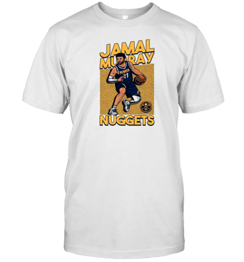 Nuggets #27 Jamal Murray In Action T-Shirt