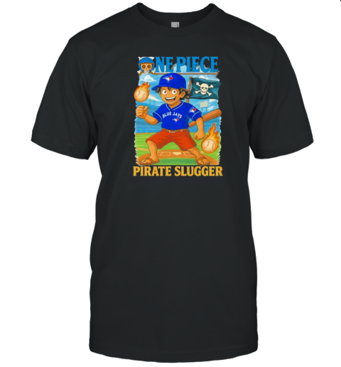 One Piece X Toronto Blue Jays Pirate Slugger T-Shirt