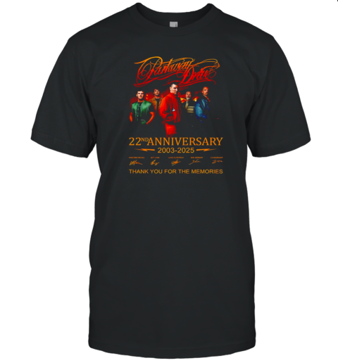 Parkway Drive 22Nd Anniversary 2003 2025 Thank You For The Memories T-Shirt