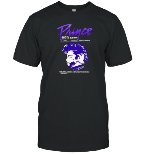 Prince Revolutionary The Artist The Icon The Purple Phenomenon T-Shirt