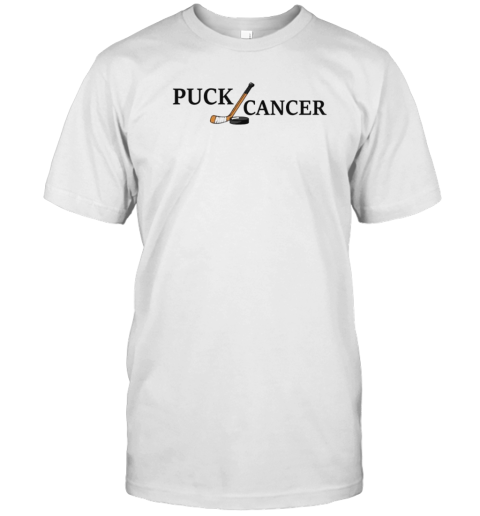 Puck Cancer Ice Hockey T-Shirt
