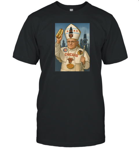 Robert Prevost Pope Leo XIV Chicago Hot Dogs 2025 T-Shirt
