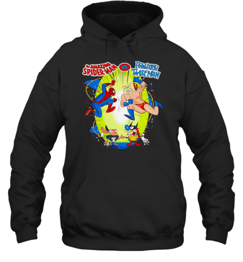 The Amazing Spider Man Vs Powdered Toast Man Unisex Hoodie