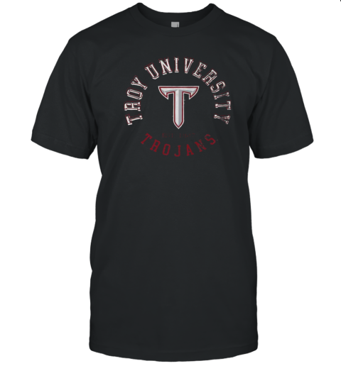 Troy Trojans Circle Vintage T-Shirt