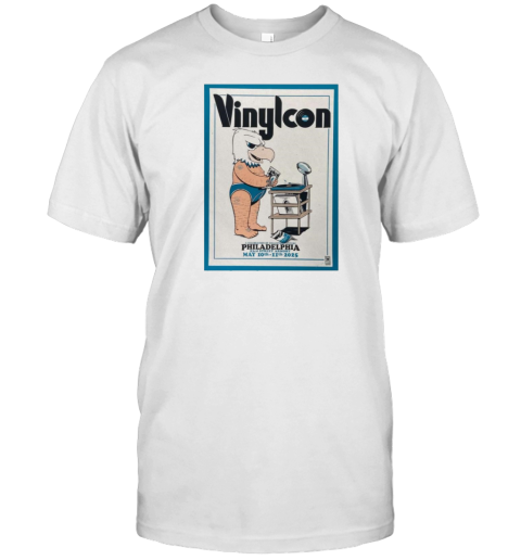 Vinylcon Philadelphia May 10 – 11 2025 Poster Tour T-Shirt