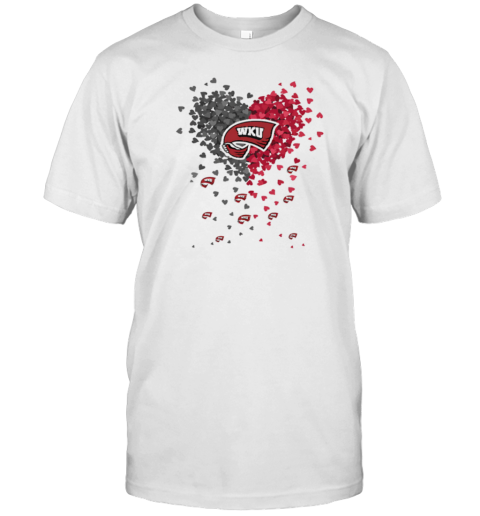 Western Kentucky Hilltoppers Heart Explosion T-Shirt