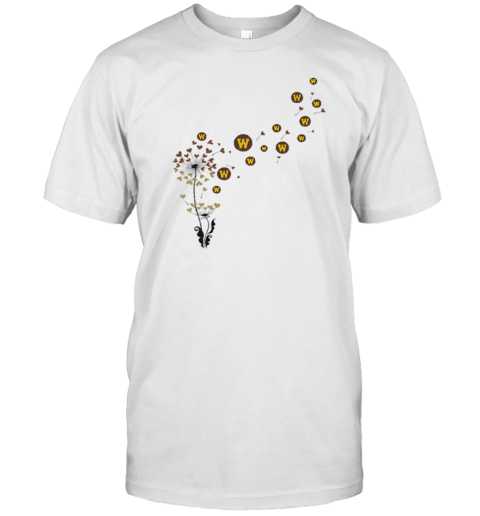 Western Michigan Broncos Heart Dandelion T-Shirt