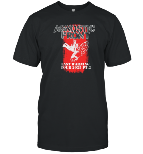 Agnostic Front Last Warning Tour 2025 Pt.2 Painting T-Shirt