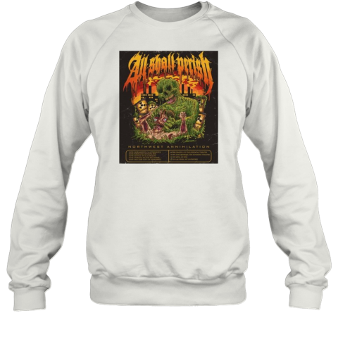All Shall Perish Sunshine Theater Northwest Annihilation Oct 2025 Unisex Sweatshirt
