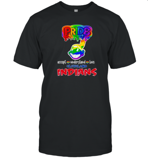 Cleveland Guardians Indians Pride Accept Understand Love T-Shirt Cleveland Guardians Indians Pride Accept Understand Love T-Shirt
