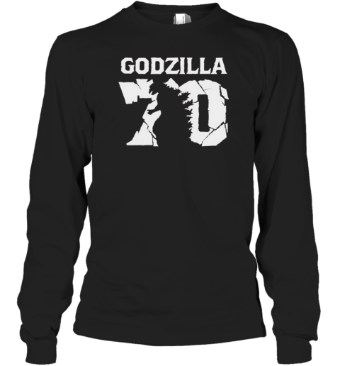 Godzilla 70 Long Sleeved T-shirt