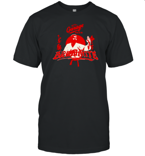 Jason Kelce Garage Beer Brewmite Japanese Karate T-Shirt