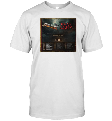 Judas Priest – Alice Cooper With Corrosion Of Conformity Sept And Oct 2025 T-Shirt