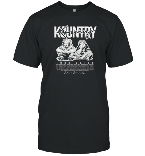 Kountry Kousins Tour Dates T-Shirt