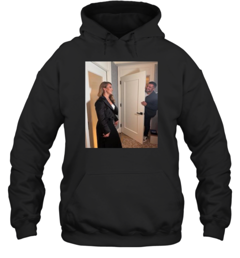 Natasha Peep Sabrina Ionescu And Hroniss Grasu Unisex Hoodie