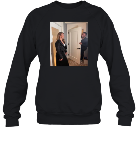 Natasha Peep Sabrina Ionescu And Hroniss Grasu Unisex Sweatshirt