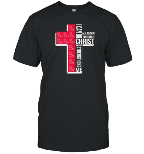 Ole Miss Rebels I Can Do All Things Through Christ All Things Through Who Gives Me Strengthens Me T-Shirt