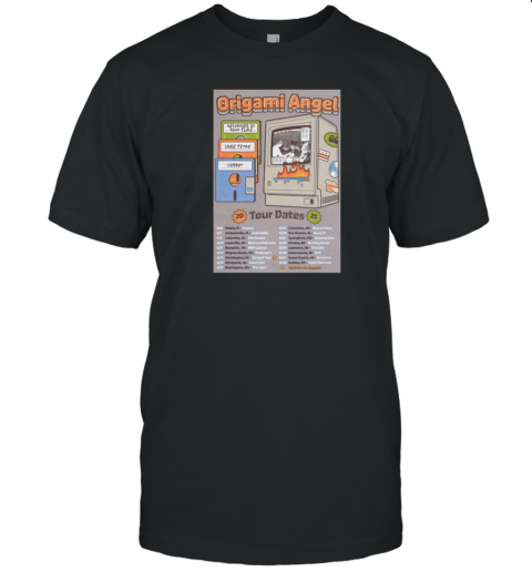 Origami Angel Tour Dates 2025 T-Shirt