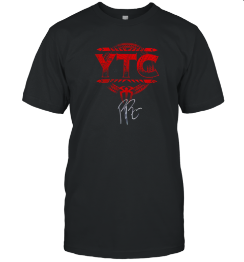 Roman Reigns WWE Autographed YTC T-Shirt