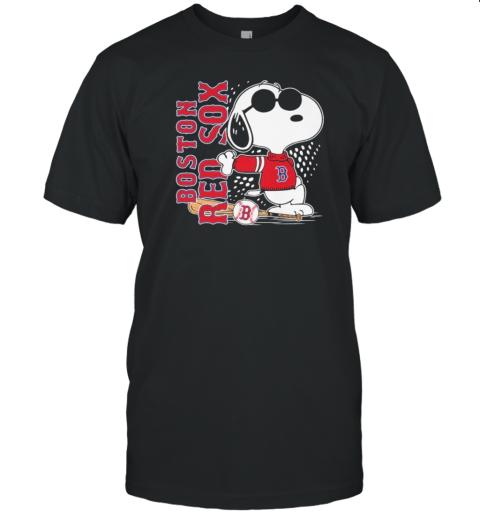 Snoopy Fan Boston Red Sox X The Peanuts T-Shirt