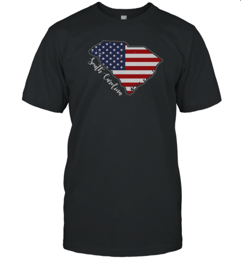South Carolina United States Map T-Shirt