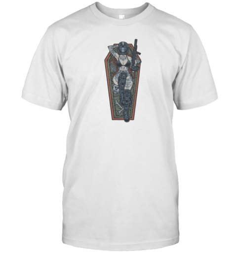 Space Siren Threat Llama T-Shirt