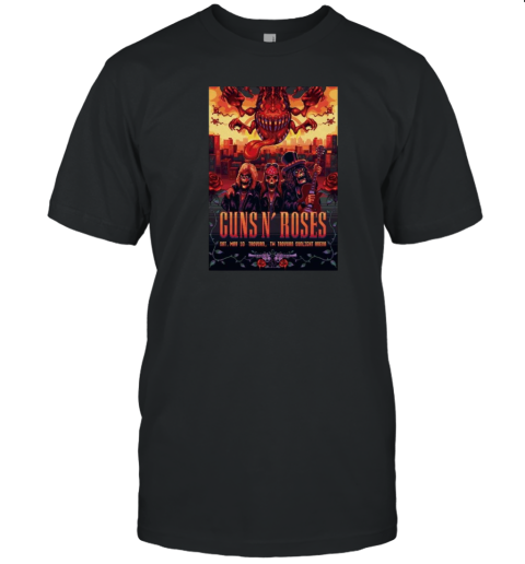 Taoyuan Sunlight Arena Guns N' Roses 5 10 2025 T-Shirt