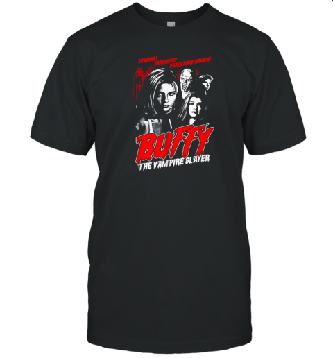 Buffy The Vampire Slayer Horror Poster Tv Show T-Shirt