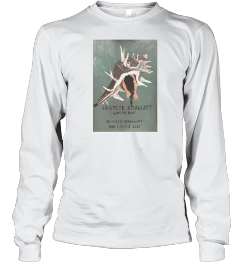 Japanese Breakfast Ginger Root May 12 2025 Brooklyn NY Long Sleeved T-shirt