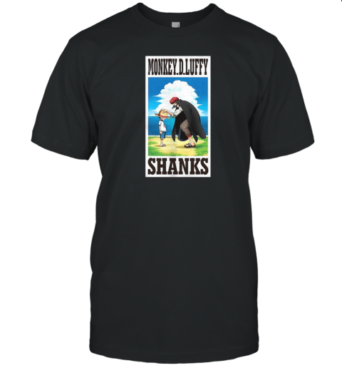 One Piece Monkey D Luffy Shanks T-Shirt