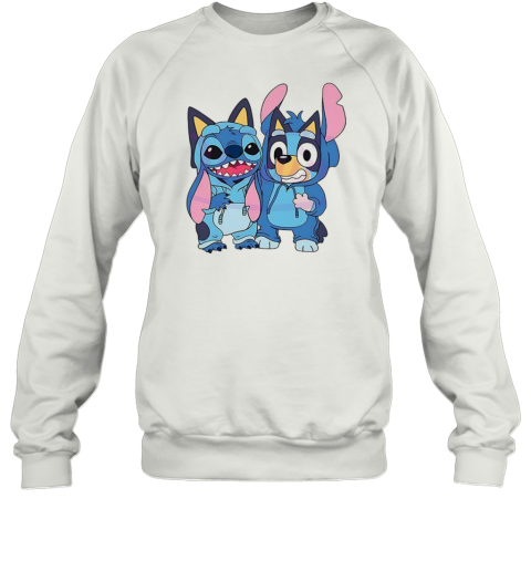 Stitch And Bluey Bluey Costume Cute Cartoon Characters Unisex Sweatshirt
