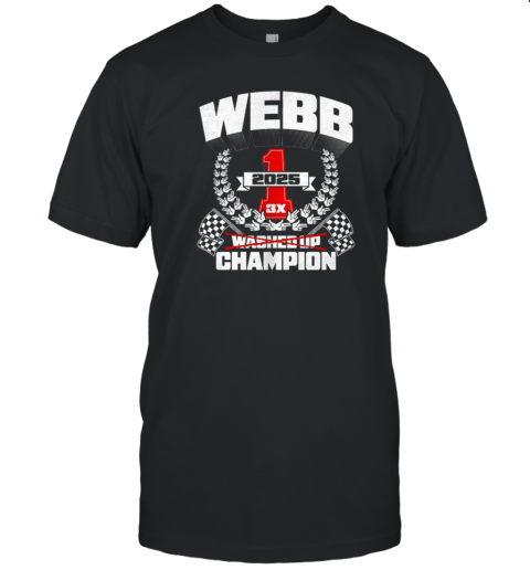 Webb Washed Up Champion 3X 2025 T-Shirt