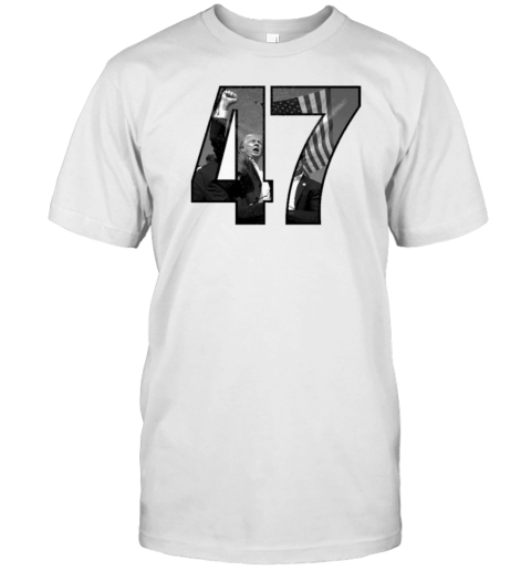 Charlie Kirk Trump 47 Fighting T-Shirt