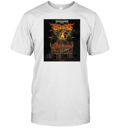 Eviscerator 2025 Plus More To Be Announced Across The United States Of America And Canada T-Shirt