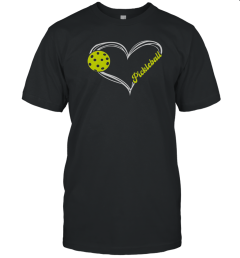 I Love Pickleball Cute Match T-Shirt