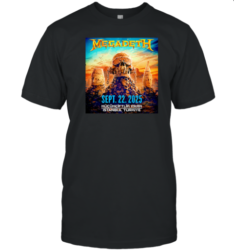 Megadeth To Perform In Istanbul 2025 T-Shirt