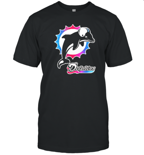 Miami Dolphins NFL Vice City Black Special T-Shirt